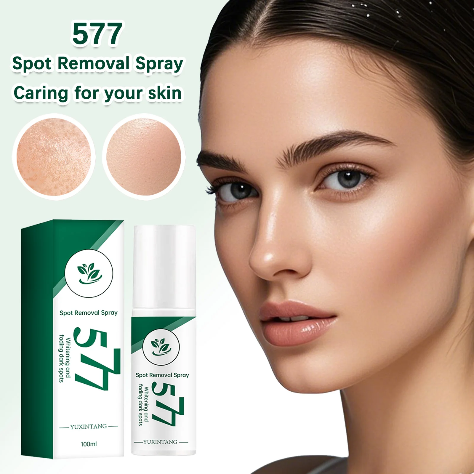 100ML 577 Whitening Moisturizing Spray Inhibit Melanin Production Fade Dark Spots and Scars Repair Soothing Damaged Skin Care - Image 2