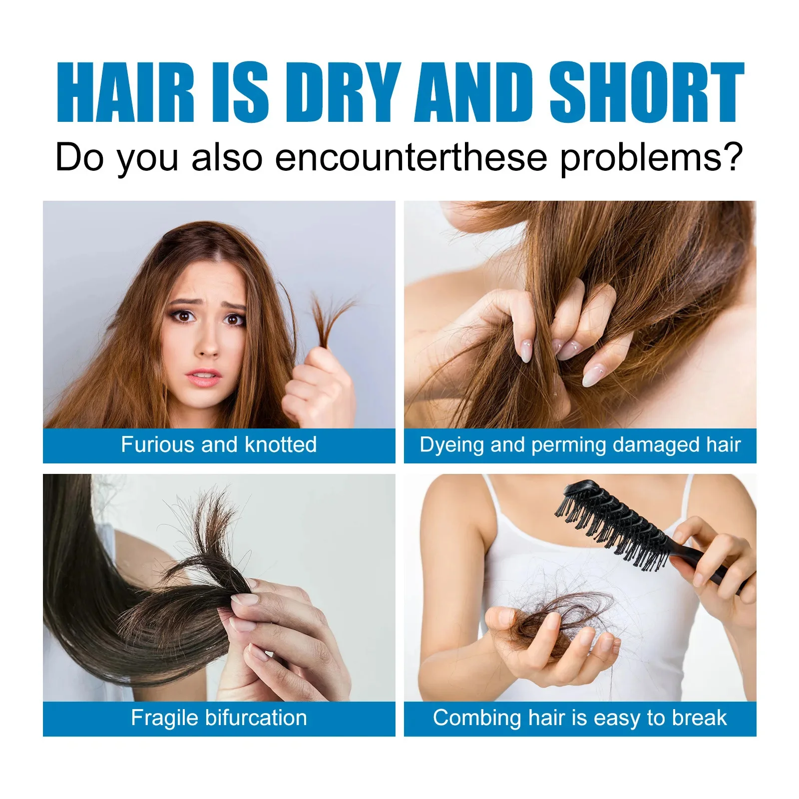 Magic Hair Vitamin Capsule Keratin Oil Fast Restore Hair Soft Smooth Shiny Deep Moisturizer Frizzy Dry Scalp Hair Care Products - Image 4