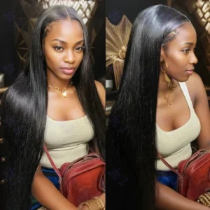 Straight Lace Front Wig Lace Human Hair Wigs 30 40 Inch 13x6 Bone Straight Human Hair Hd Lace Frontal Wig For Women Human Hair