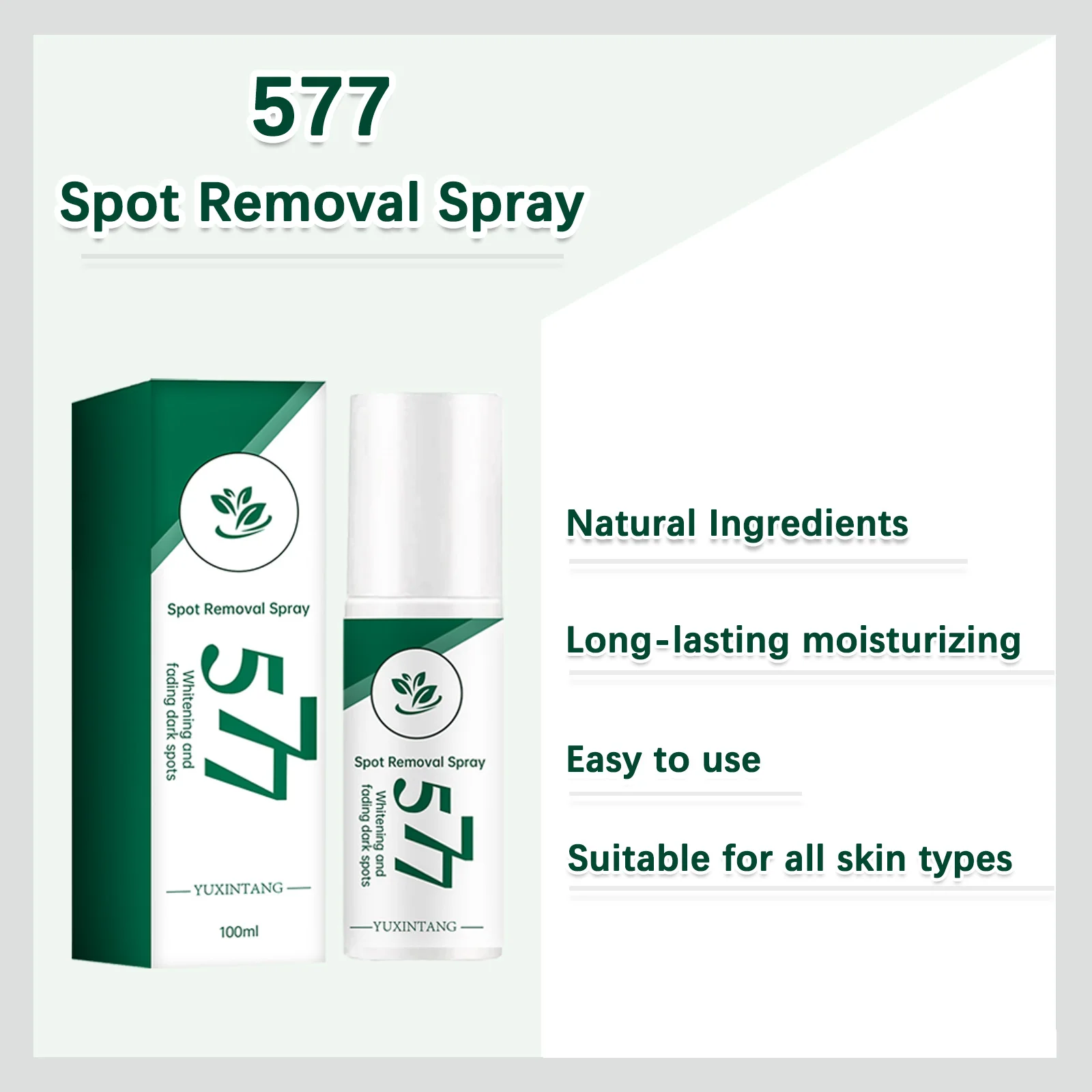 100ML 577 Whitening Moisturizing Spray Inhibit Melanin Production Fade Dark Spots and Scars Repair Soothing Damaged Skin Care - Image 5