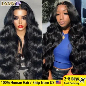 13x6 13x4 Lace Front 30 40 Inch Brazilian 250 Density Body Wave Wig Human Hair Pre Plucked HD Lace Frontal Wigs Wear To Go Wigs